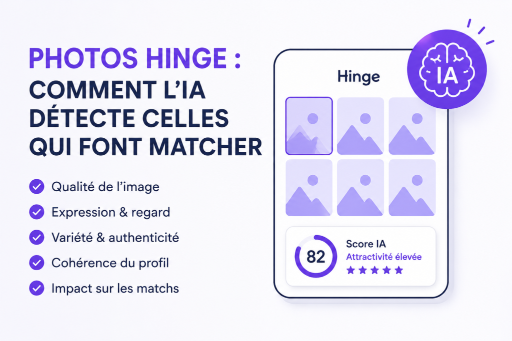 Analyse des photos Hinge avec une intelligence artificielle pour obtenir plus de likes et de matchs