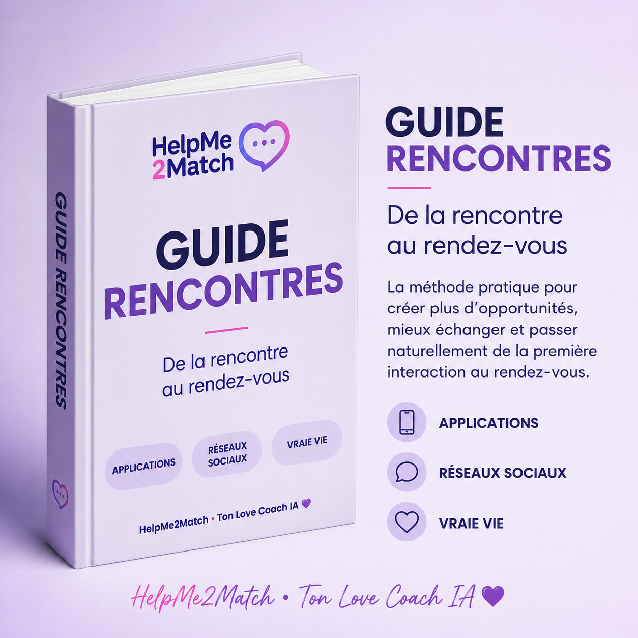 Guide Rencontres HelpMe2Match – De la rencontre au rendez-vous
