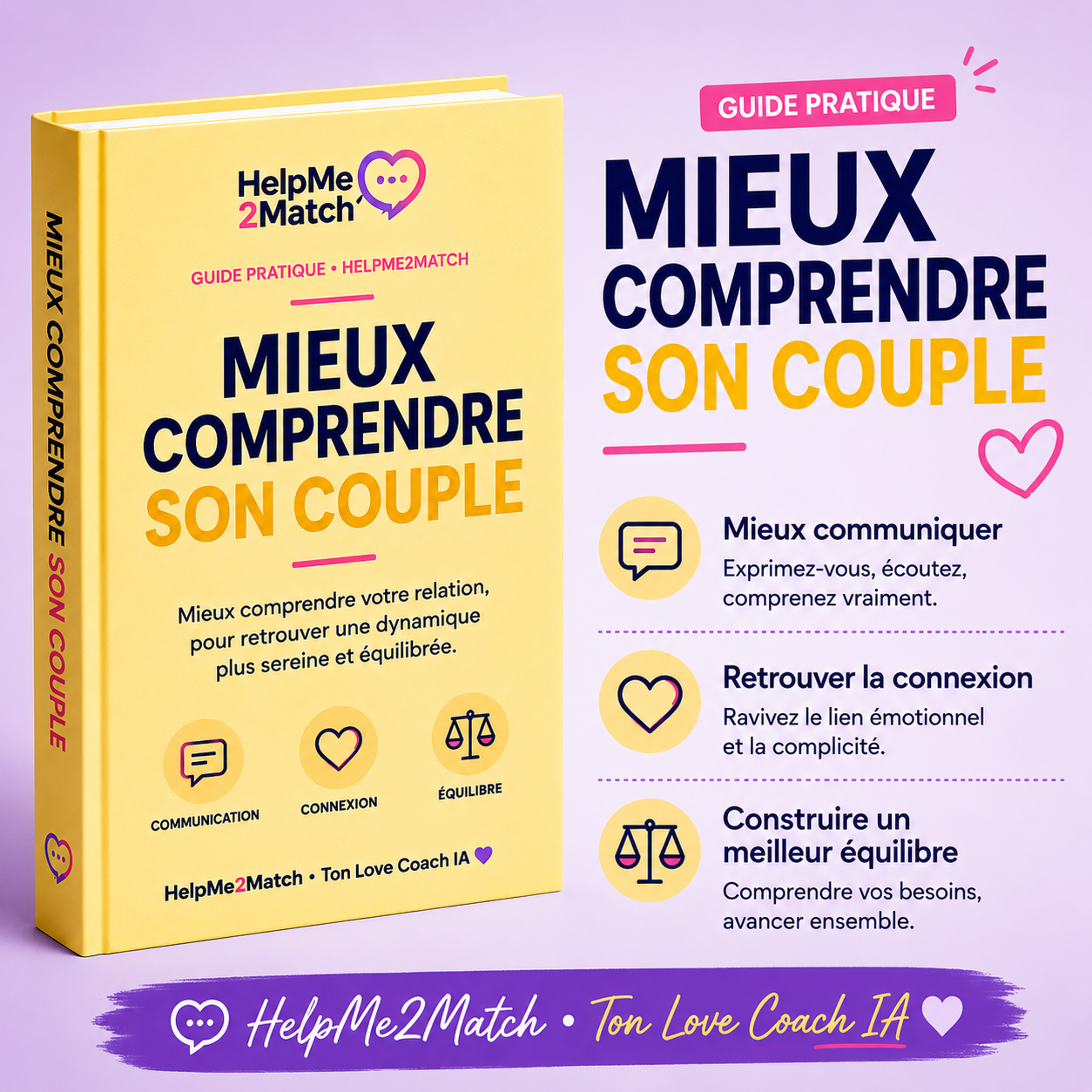 Mieux comprendre son couple – guide pratique HelpMe2Match